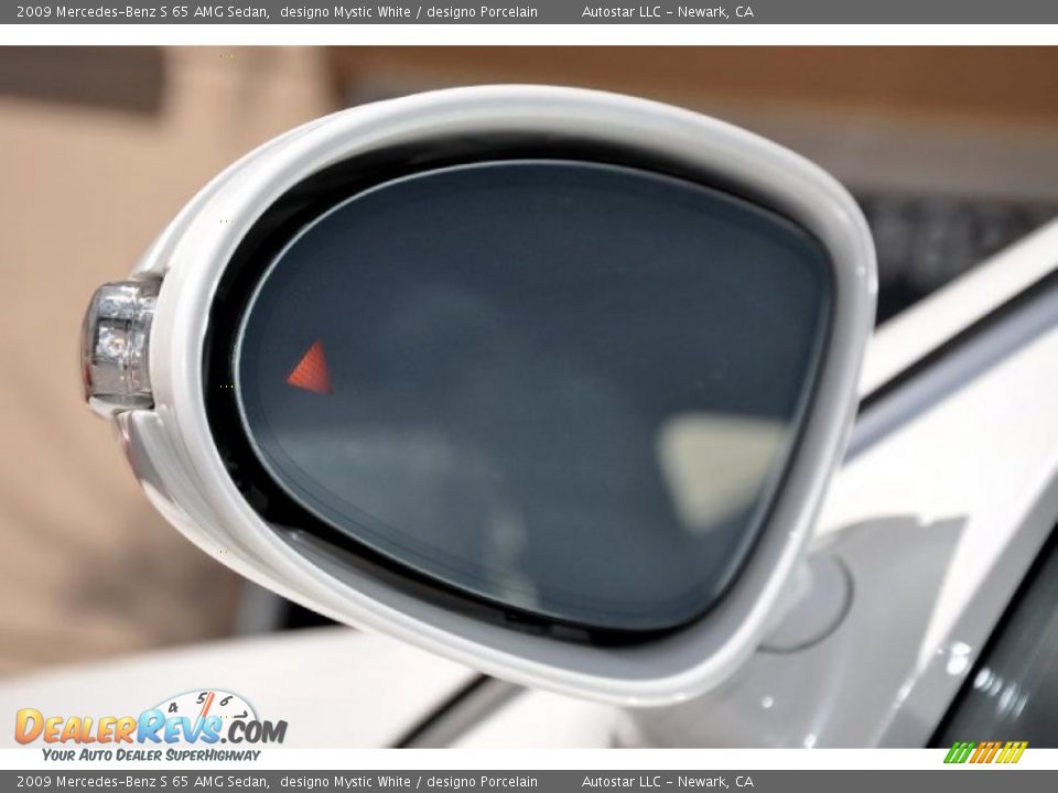 2009 Mercedes-Benz S 65 AMG Sedan designo Mystic White / designo Porcelain Photo #16