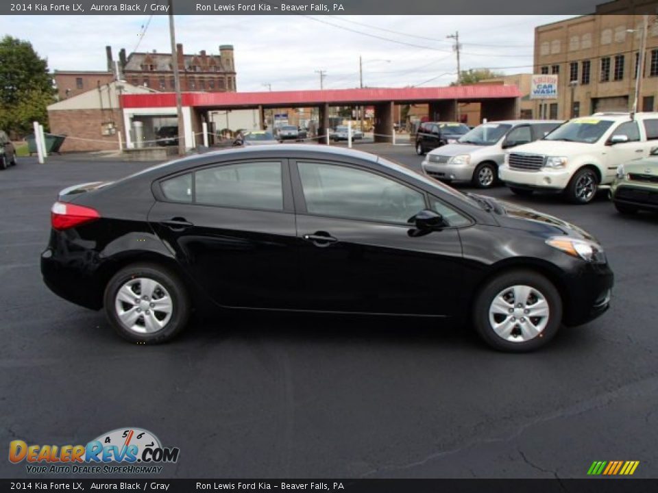2014 Kia Forte LX Aurora Black / Gray Photo #1