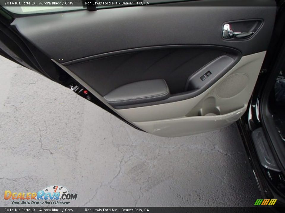 2014 Kia Forte LX Aurora Black / Gray Photo #13