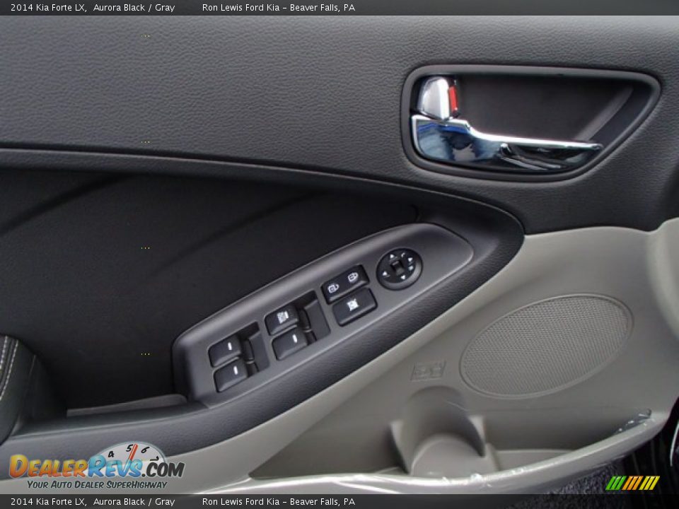 2014 Kia Forte LX Aurora Black / Gray Photo #15