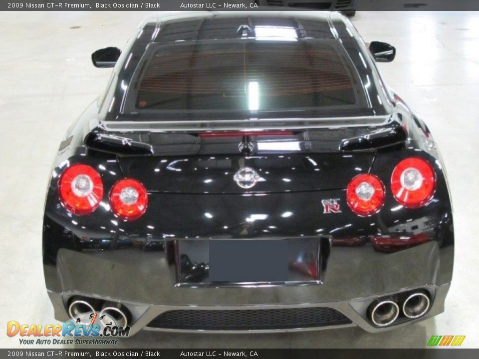 2009 Nissan GT-R Premium Black Obsidian / Black Photo #3