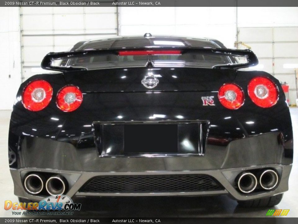 2009 Nissan GT-R Premium Black Obsidian / Black Photo #5