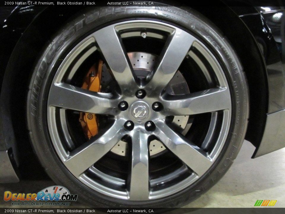 2009 Nissan GT-R Premium Black Obsidian / Black Photo #7