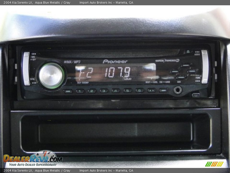 2004 Kia Sorento LX Aqua Blue Metallic / Gray Photo #15
