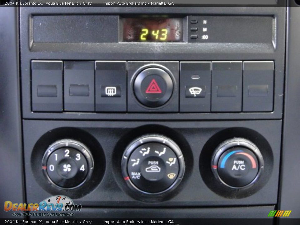 2004 Kia Sorento LX Aqua Blue Metallic / Gray Photo #22