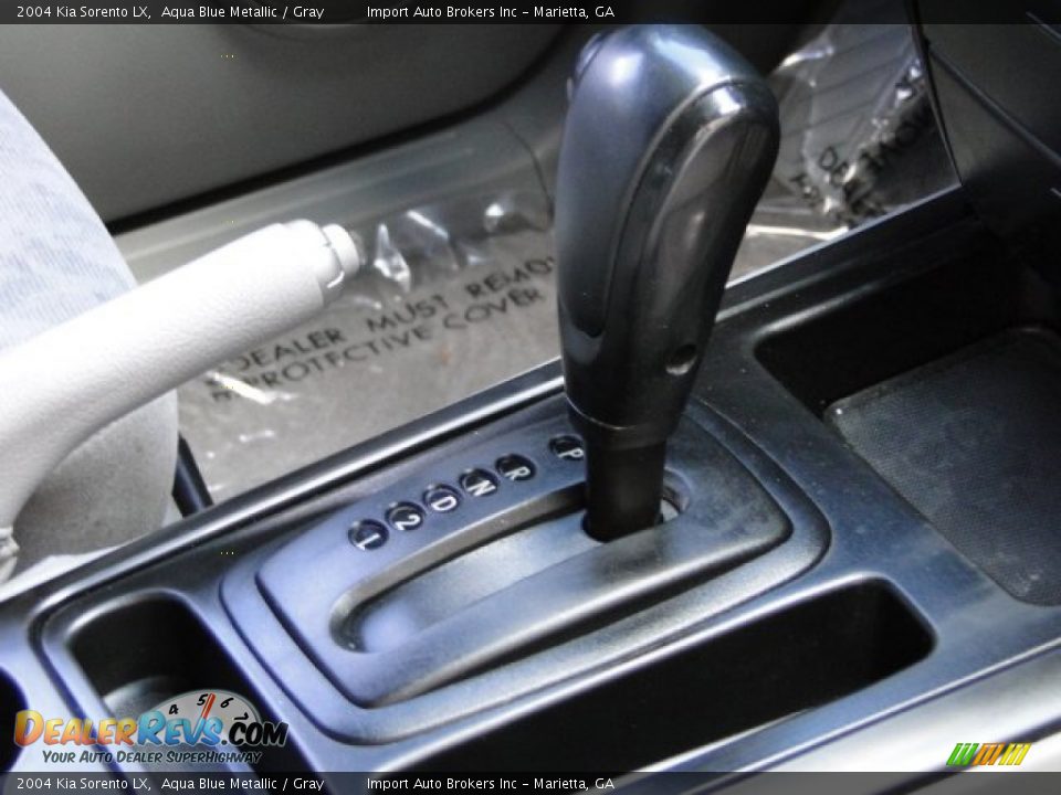 2004 Kia Sorento LX Aqua Blue Metallic / Gray Photo #34