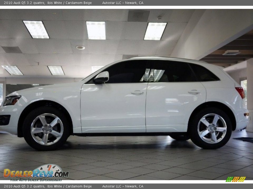 2010 Audi Q5 3.2 quattro Ibis White / Cardamom Beige Photo #4