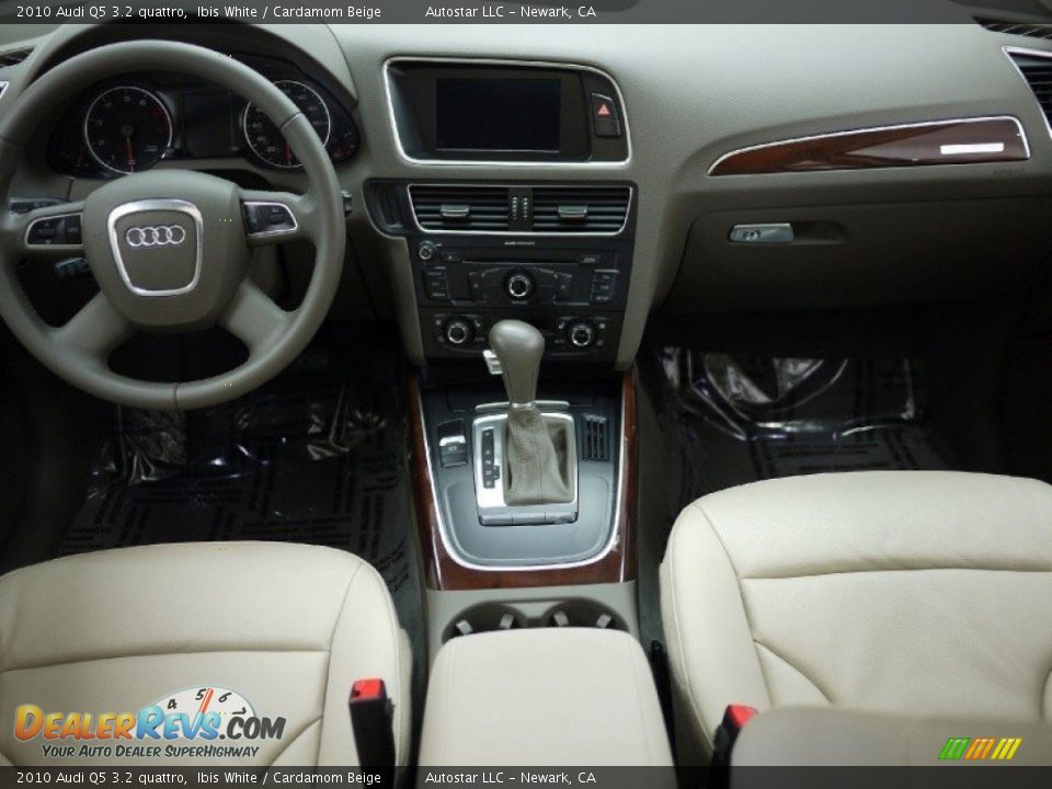 2010 Audi Q5 3.2 quattro Ibis White / Cardamom Beige Photo #5