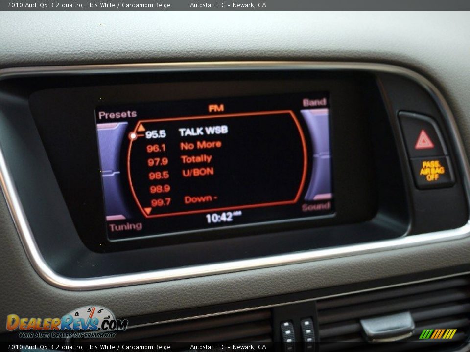 2010 Audi Q5 3.2 quattro Ibis White / Cardamom Beige Photo #8