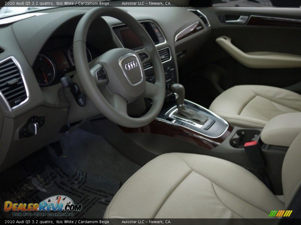 2010 Audi Q5 3.2 quattro Ibis White / Cardamom Beige Photo #10