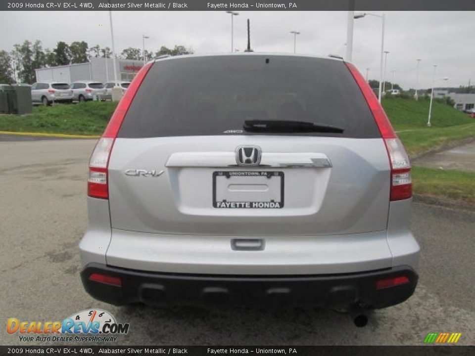 2009 Honda CR-V EX-L 4WD Alabaster Silver Metallic / Black Photo #3