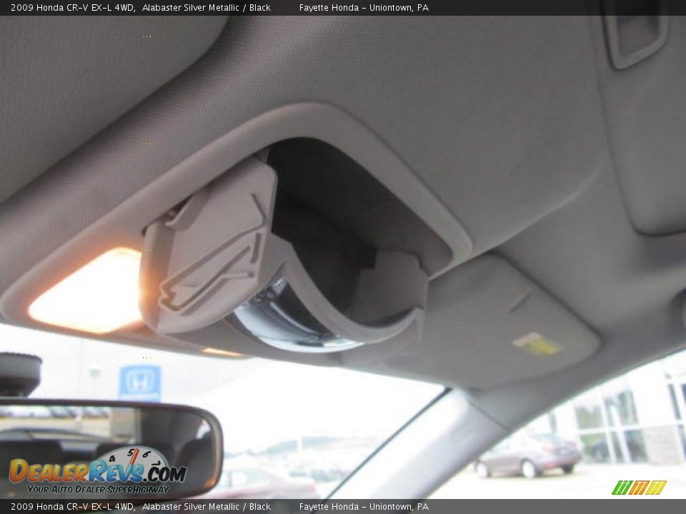 2009 Honda CR-V EX-L 4WD Alabaster Silver Metallic / Black Photo #15
