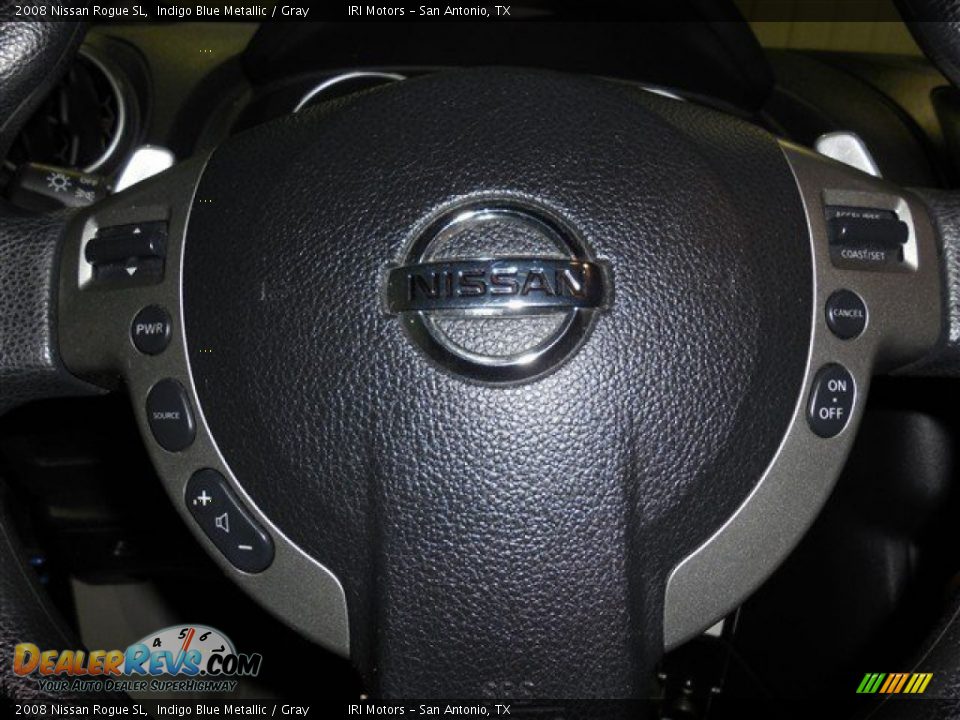 2008 Nissan Rogue SL Indigo Blue Metallic / Gray Photo #15
