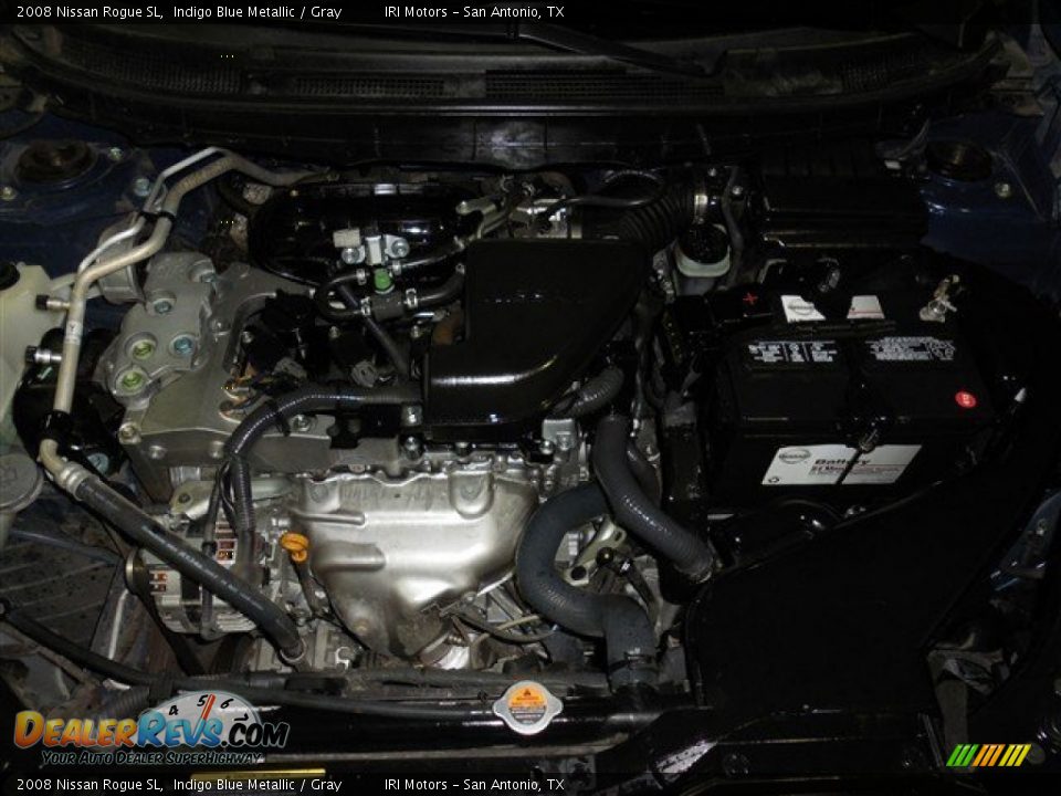2008 Nissan Rogue SL Indigo Blue Metallic / Gray Photo #20