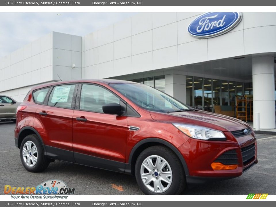 2014 Ford Escape S Sunset / Charcoal Black Photo #1