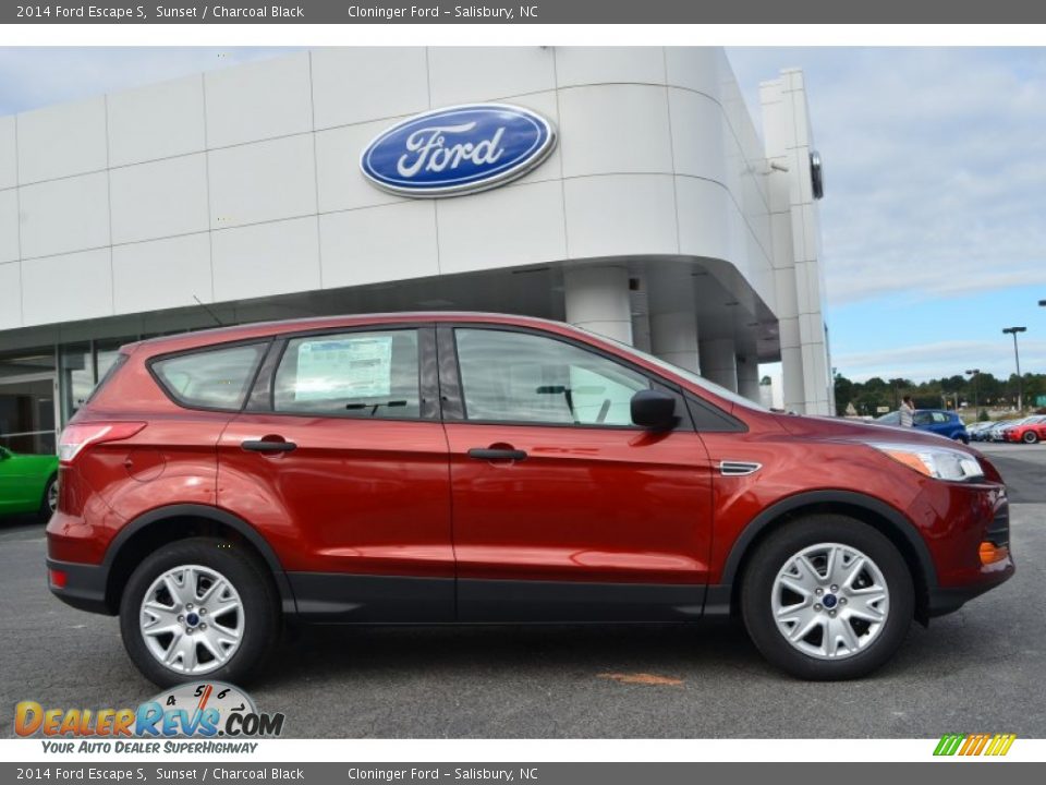 2014 Ford Escape S Sunset / Charcoal Black Photo #2