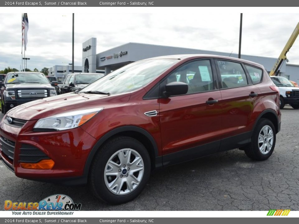 2014 Ford Escape S Sunset / Charcoal Black Photo #3