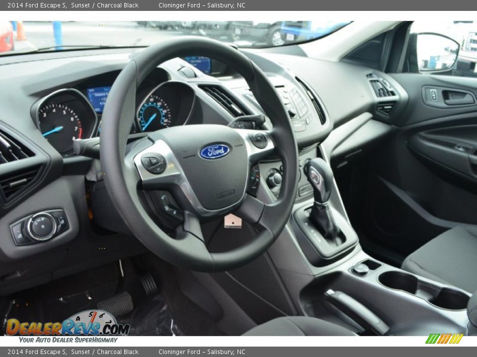 2014 Ford Escape S Sunset / Charcoal Black Photo #6