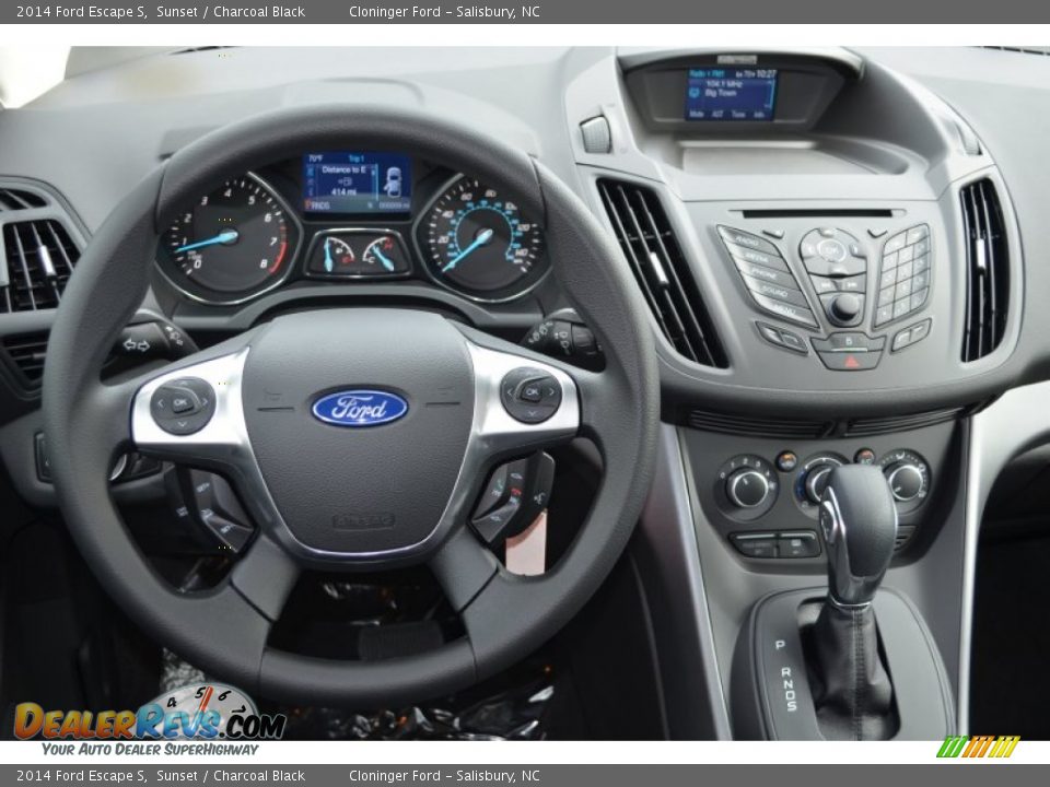 2014 Ford Escape S Sunset / Charcoal Black Photo #10