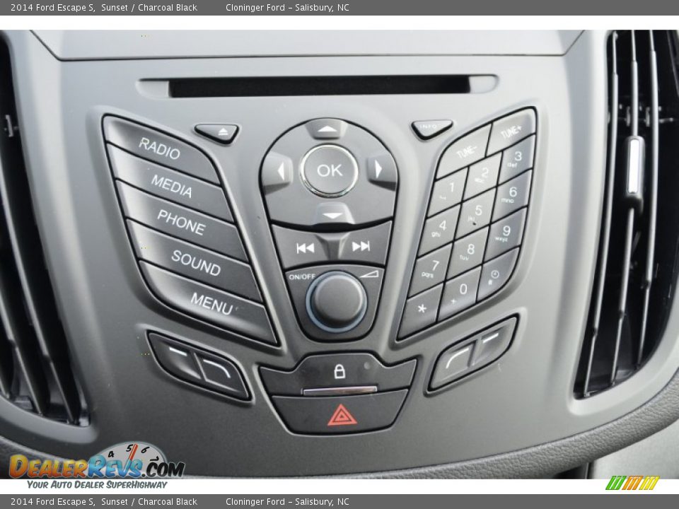 2014 Ford Escape S Sunset / Charcoal Black Photo #11