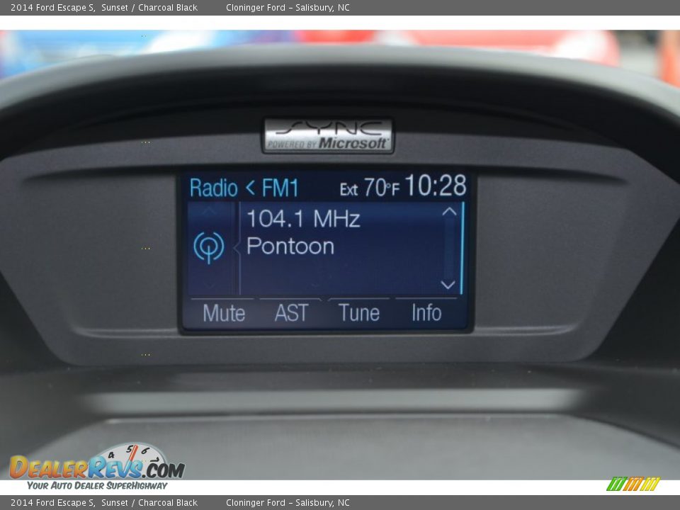 2014 Ford Escape S Sunset / Charcoal Black Photo #12