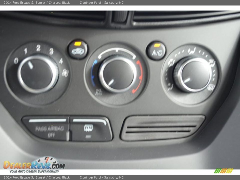 2014 Ford Escape S Sunset / Charcoal Black Photo #14