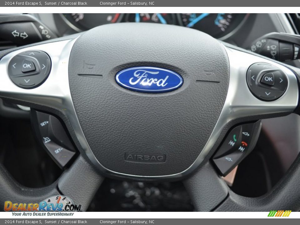 2014 Ford Escape S Sunset / Charcoal Black Photo #16