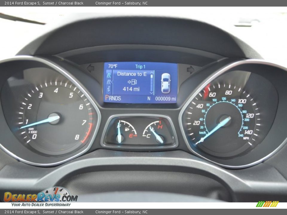 2014 Ford Escape S Sunset / Charcoal Black Photo #17