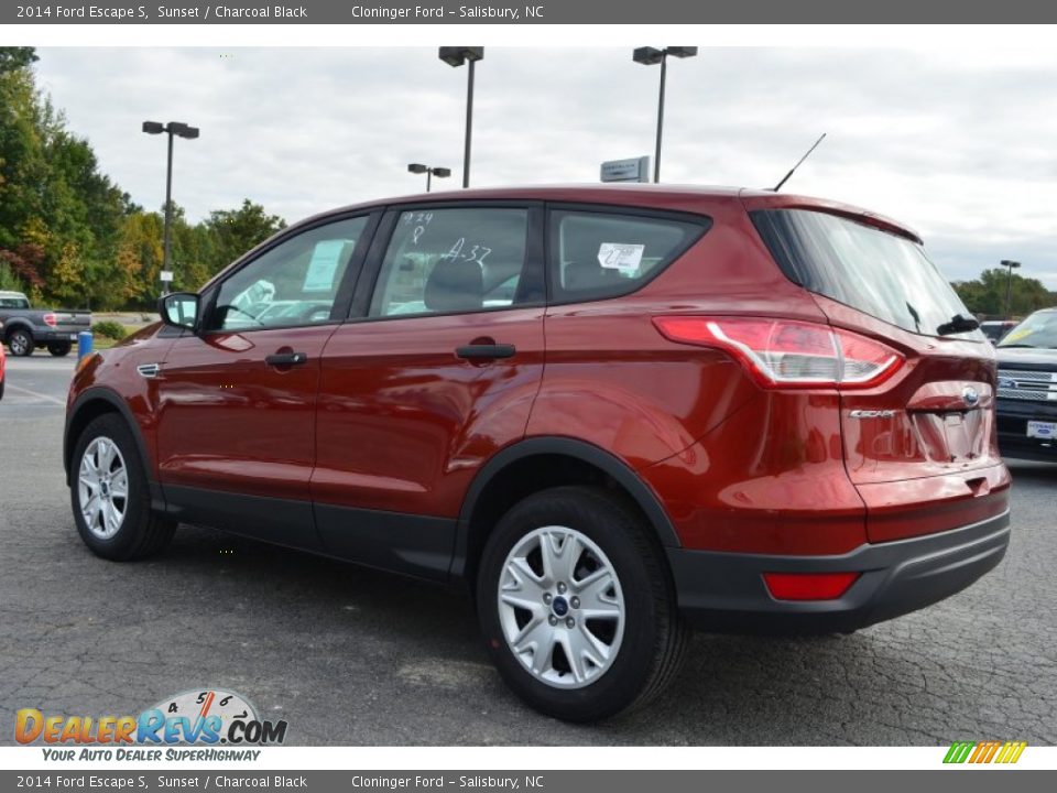 2014 Ford Escape S Sunset / Charcoal Black Photo #20