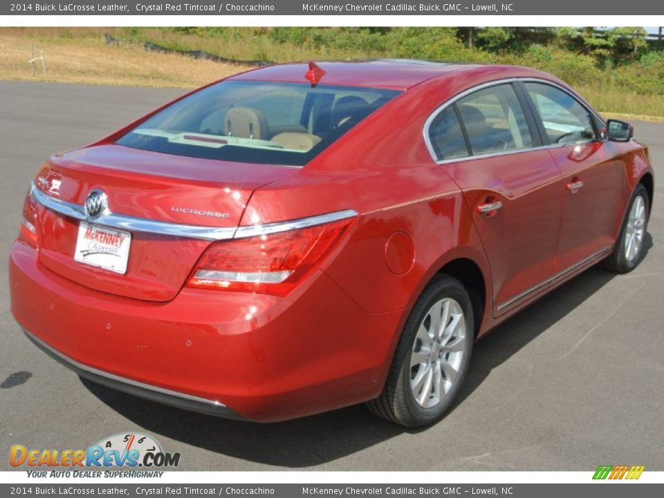 2014 Buick LaCrosse Leather Crystal Red Tintcoat / Choccachino Photo #5