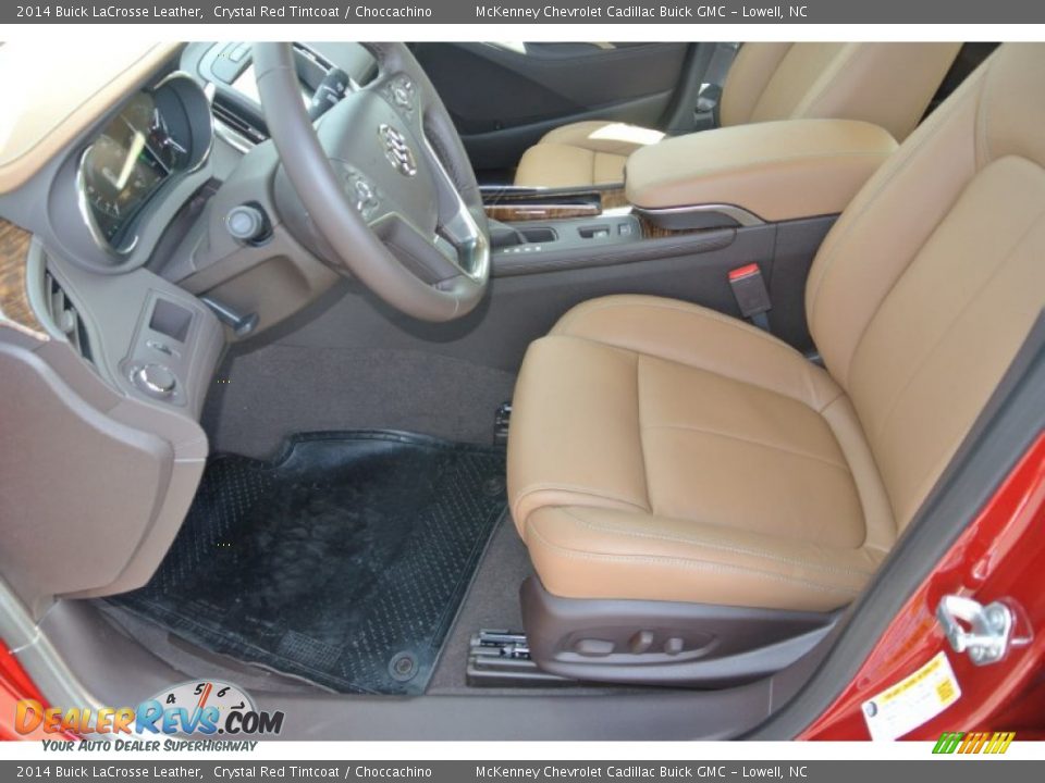 2014 Buick LaCrosse Leather Crystal Red Tintcoat / Choccachino Photo #8