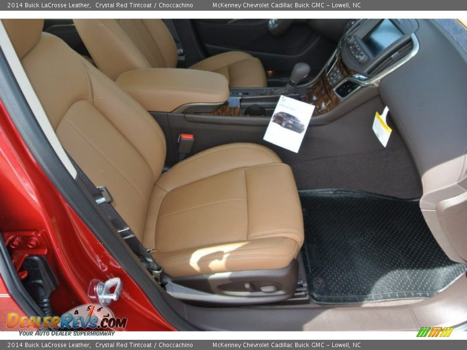 2014 Buick LaCrosse Leather Crystal Red Tintcoat / Choccachino Photo #20