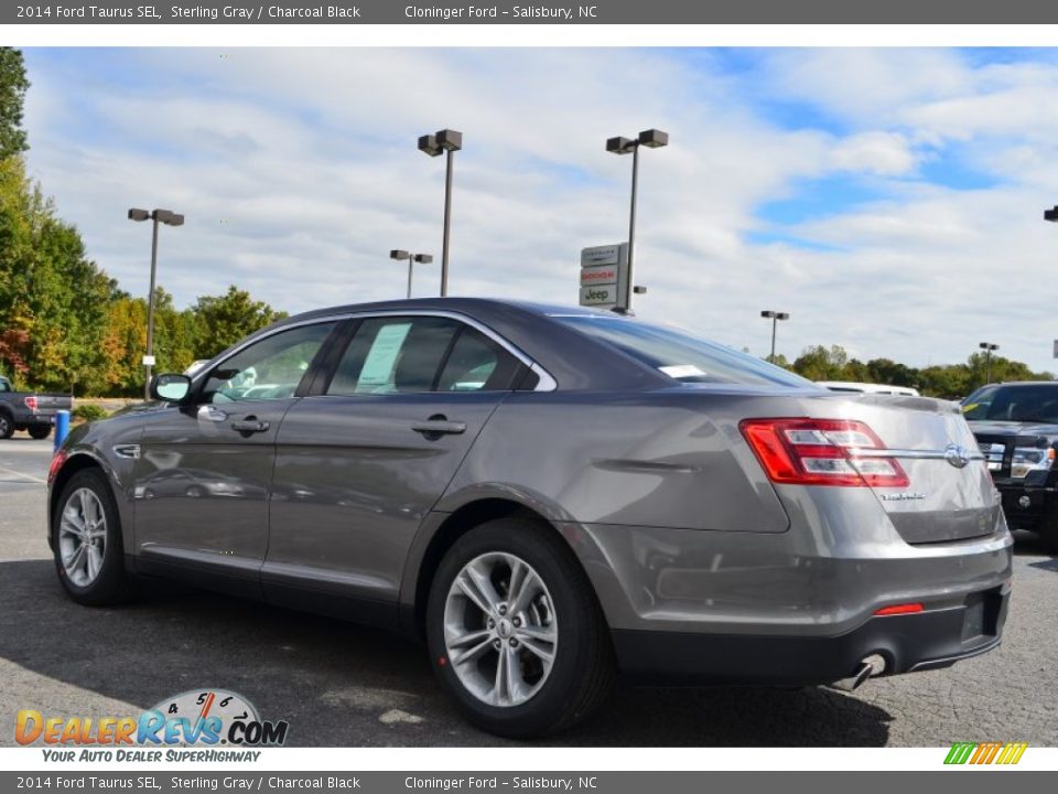 2014 Ford Taurus SEL Sterling Gray / Charcoal Black Photo #20