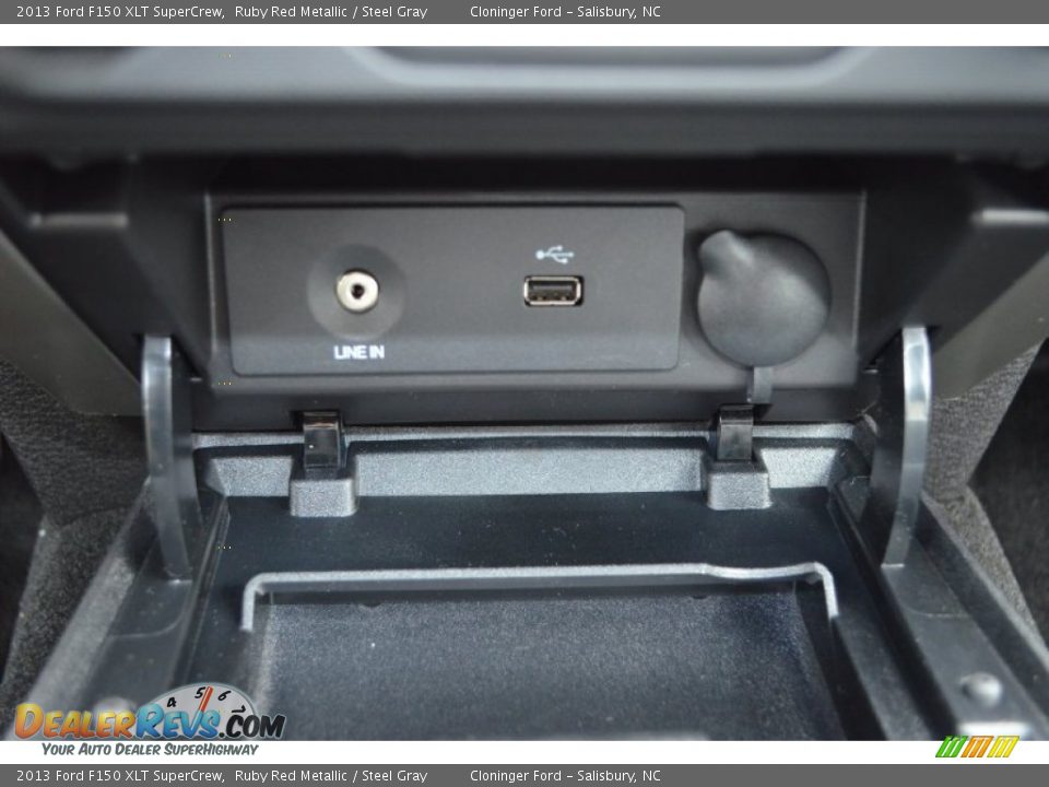 2013 Ford F150 XLT SuperCrew Ruby Red Metallic / Steel Gray Photo #14