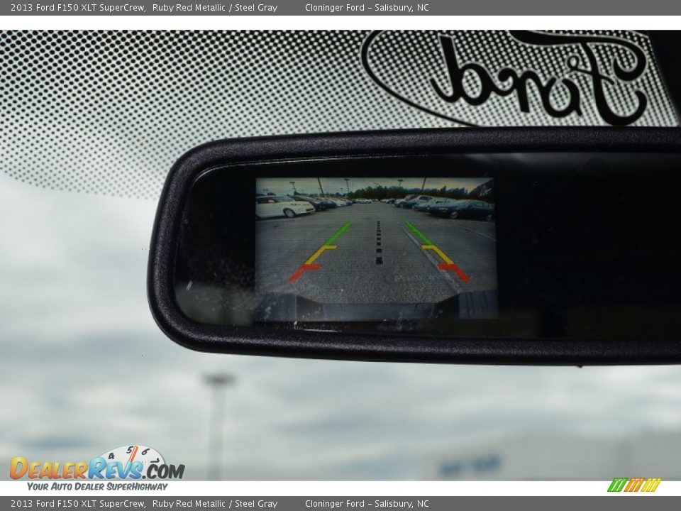 2013 Ford F150 XLT SuperCrew Ruby Red Metallic / Steel Gray Photo #16