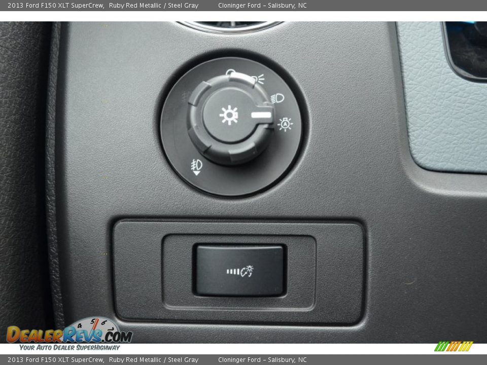 2013 Ford F150 XLT SuperCrew Ruby Red Metallic / Steel Gray Photo #19