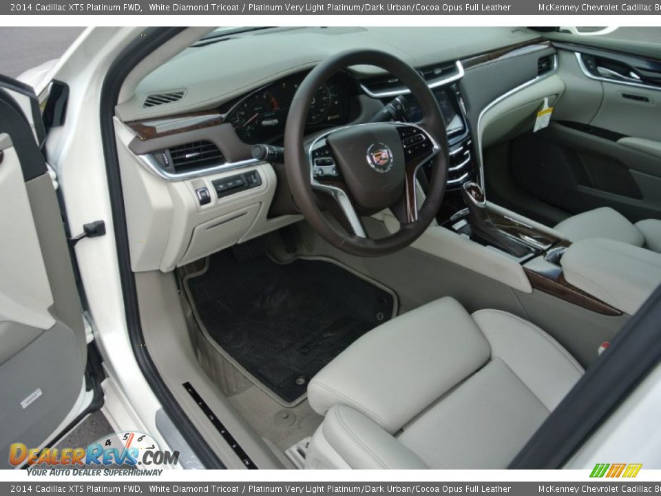 Platinum Very Light Platinum/Dark Urban/Cocoa Opus Full Leather Interior - 2014 Cadillac XTS Platinum FWD Photo #25