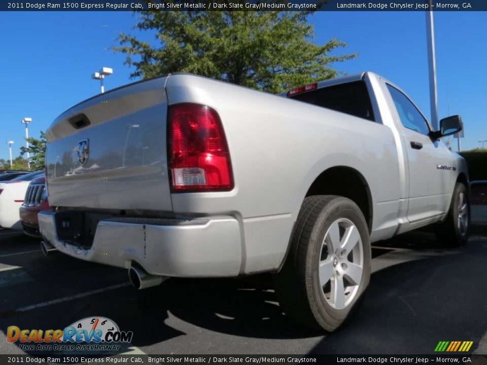 2011 Dodge Ram 1500 Express Regular Cab Bright Silver Metallic / Dark Slate Gray/Medium Graystone Photo #3