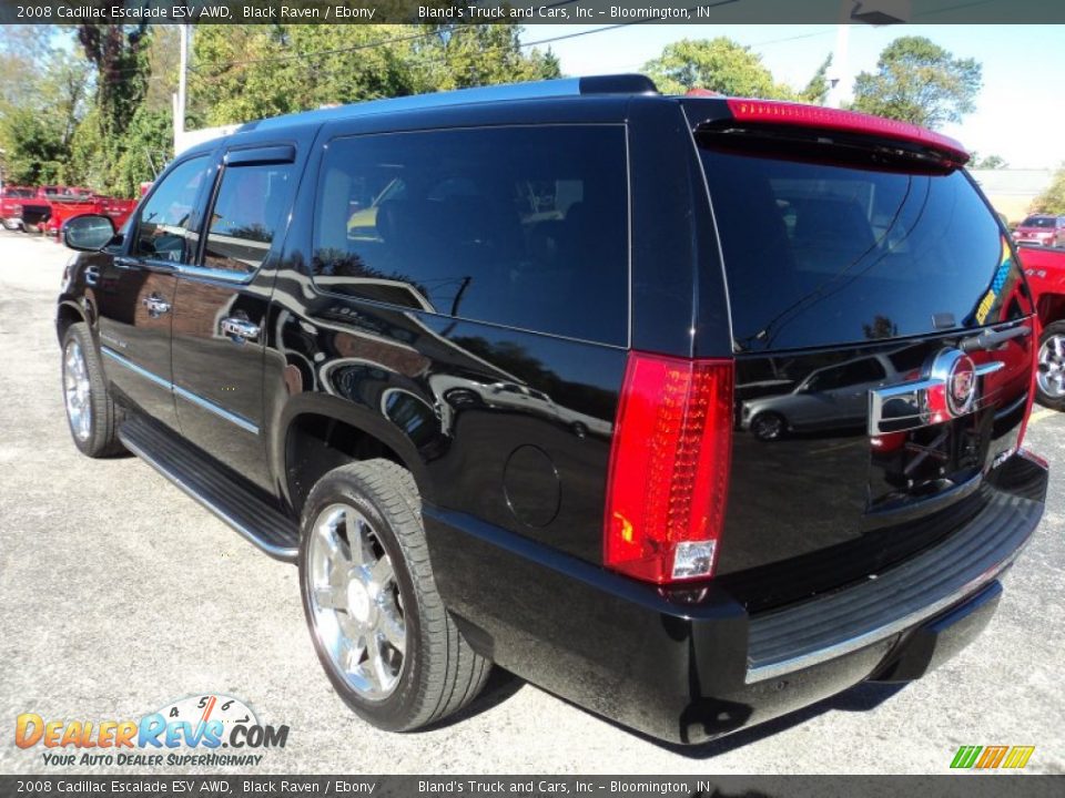 2008 Cadillac Escalade ESV AWD Black Raven / Ebony Photo #3
