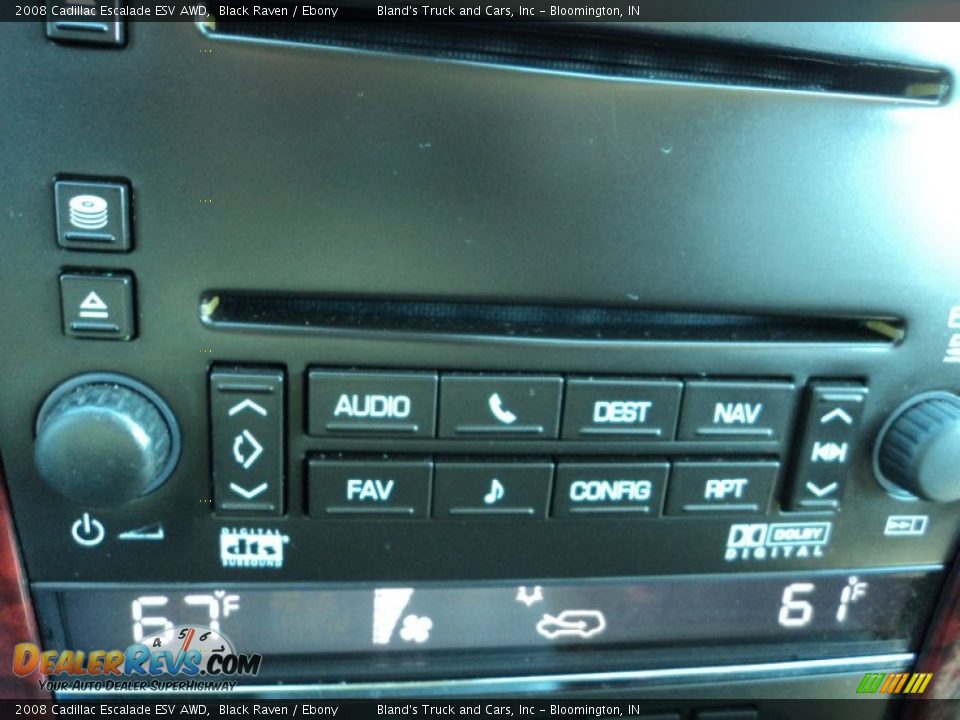 2008 Cadillac Escalade ESV AWD Black Raven / Ebony Photo #20