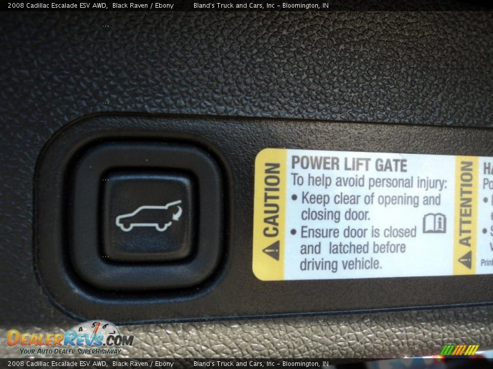 2008 Cadillac Escalade ESV AWD Black Raven / Ebony Photo #35