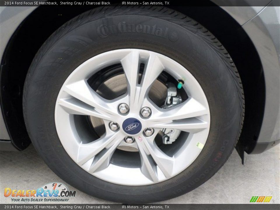2014 Ford Focus SE Hatchback Sterling Gray / Charcoal Black Photo #8