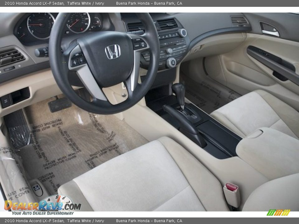 2010 Honda Accord LX-P Sedan Taffeta White / Ivory Photo #12