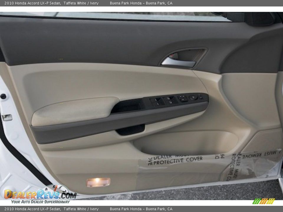 2010 Honda Accord LX-P Sedan Taffeta White / Ivory Photo #23