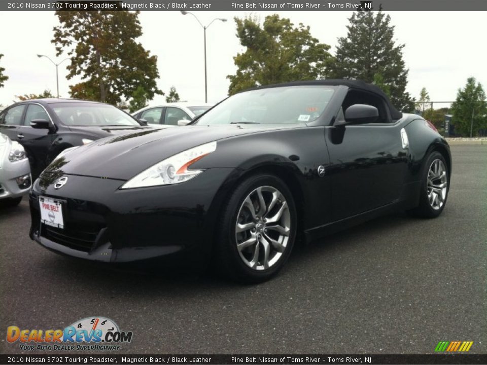 2010 Nissan 370Z Touring Roadster Magnetic Black / Black Leather Photo #1