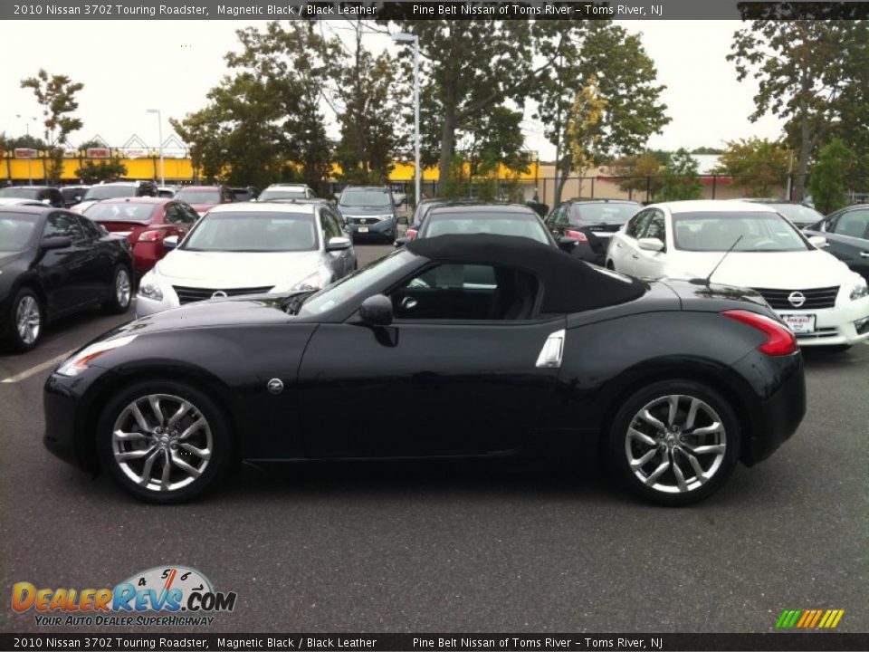 2010 Nissan 370Z Touring Roadster Magnetic Black / Black Leather Photo #4