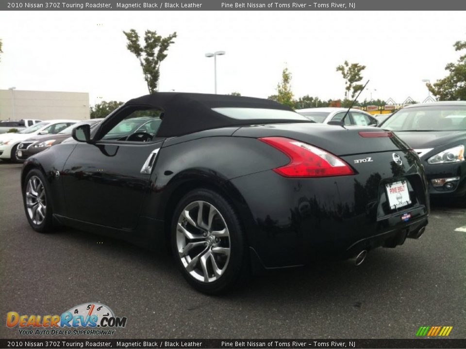 2010 Nissan 370Z Touring Roadster Magnetic Black / Black Leather Photo #5