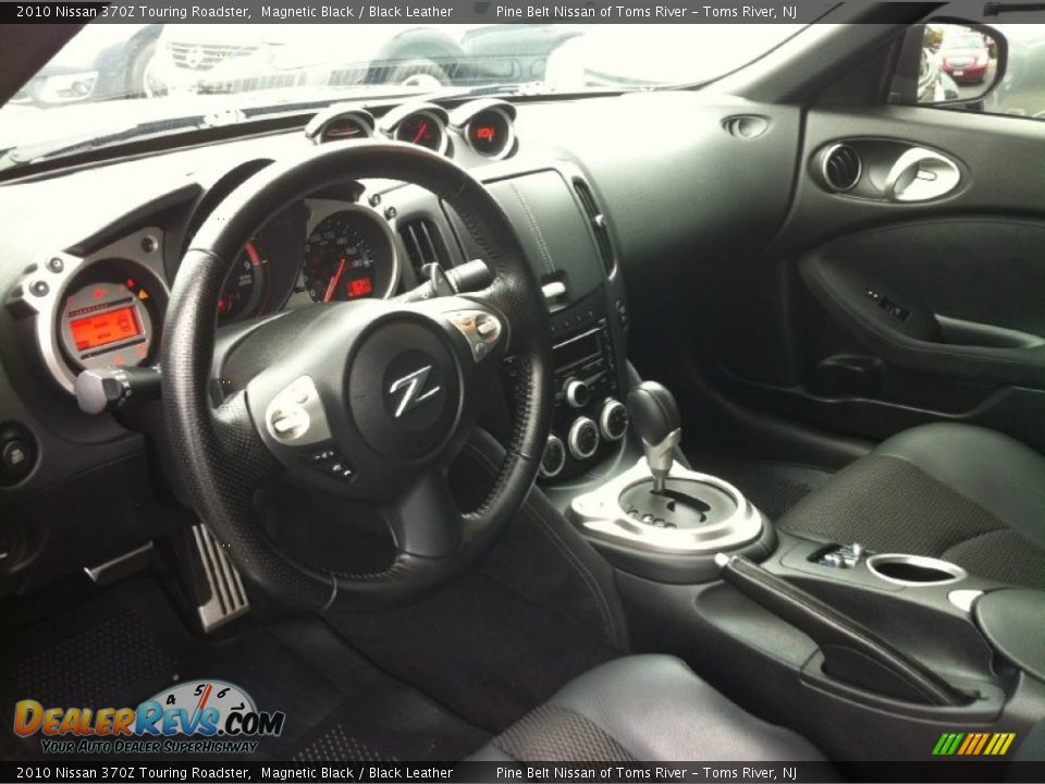 2010 Nissan 370Z Touring Roadster Magnetic Black / Black Leather Photo #7
