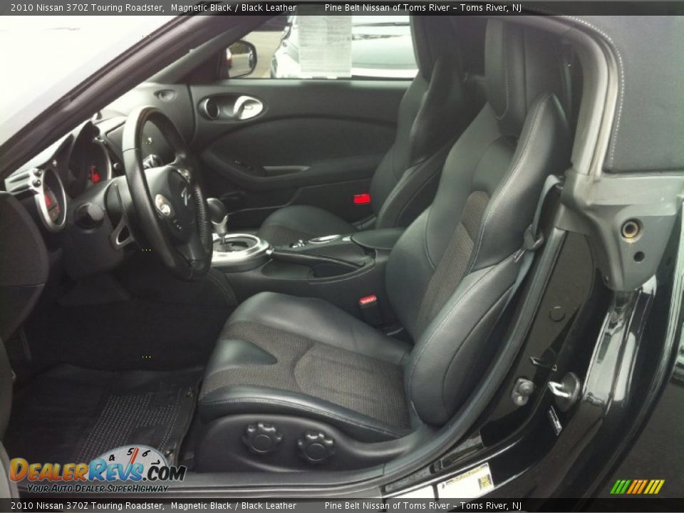 2010 Nissan 370Z Touring Roadster Magnetic Black / Black Leather Photo #8