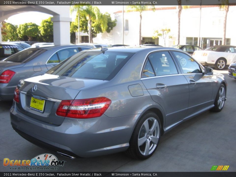 2011 Mercedes-Benz E 350 Sedan Palladium Silver Metallic / Black Photo #2